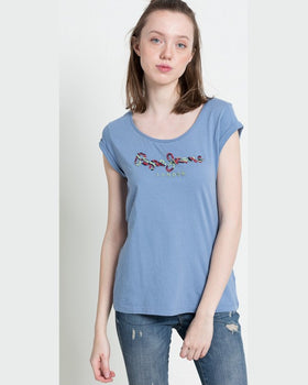 Top Pepe Jeans albastru deschis