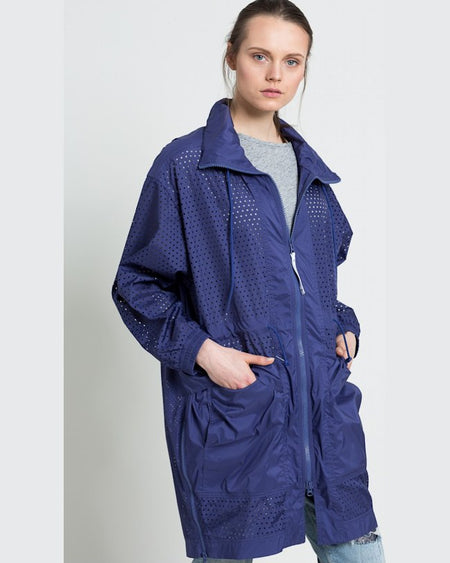 Parka Adidas hanorac bleumarin