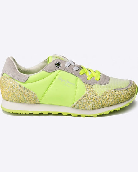 Pantofi Pepe Jeans galben spre verde