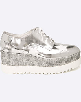 Pantofi Carinii pantof argintiu
