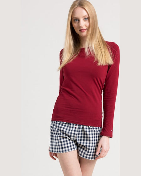 Bluza Tommy Hilfiger castaniu