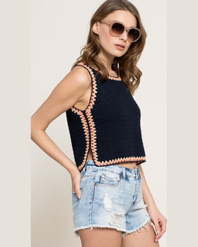 Top Pepe Jeans bleumarin