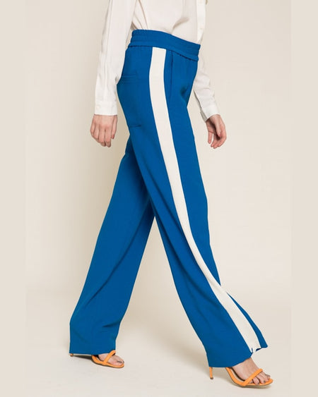 Pantaloni Pepe Jeans albastru