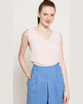 Top Vero Moda culoarea piersicii