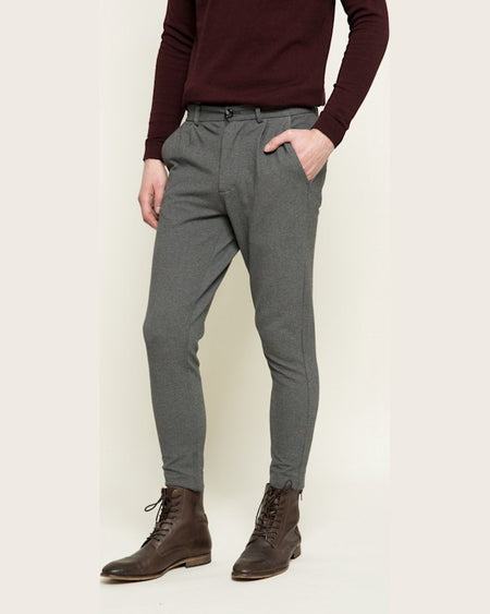 Pantaloni Jack and Jones negru cărbune