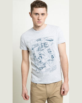 Tricou Pepe Jeans gri deschis