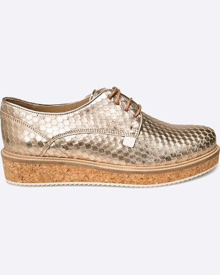 Pantofi Trussardi pantof auriu