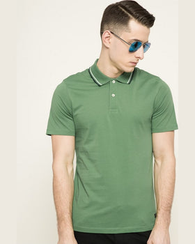 Tricou Jack and Jones jack jones polo verde închis