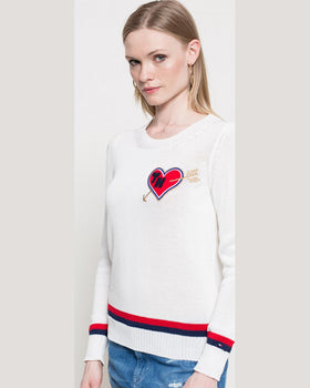 Pulover Tommy Hilfiger alb