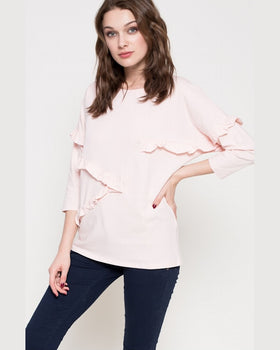 Bluza Answear roz pastelat