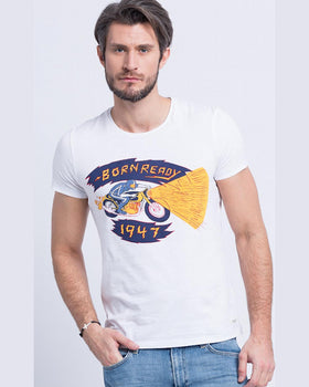 Tricou Wrangler alb