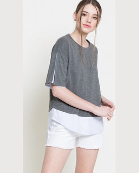 Top Medicine linen line gri