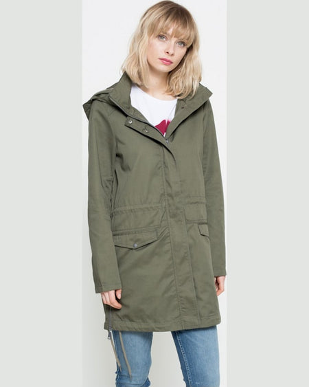 Parka Vero Moda hanorac verde