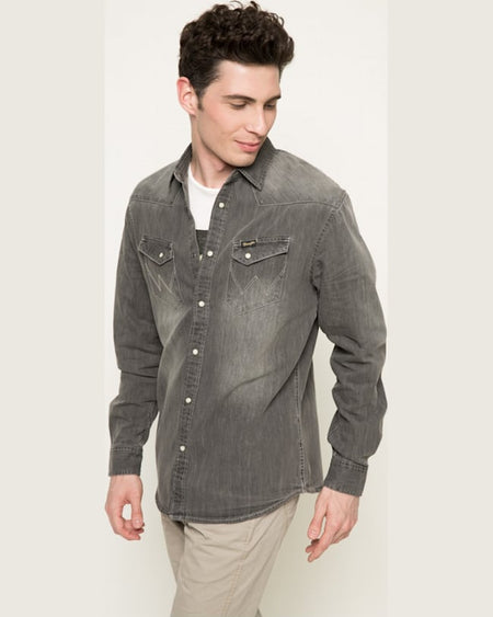 Camasa Wrangler gri