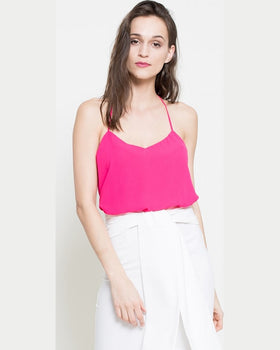 Top Missguided culorea fucsiei