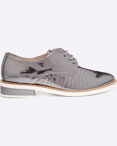 Pantofi Trussardi pantof argintiu