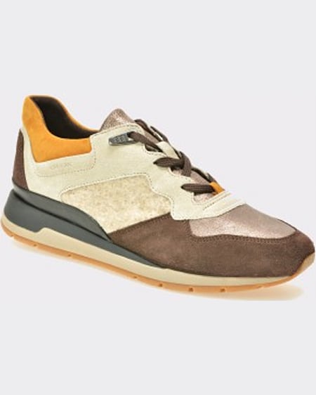 Geox Pantofi multicolori din piele intoarsa