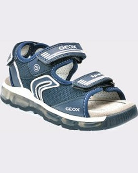 Geox Sandale pentru copii bleumarin din piele ecologica