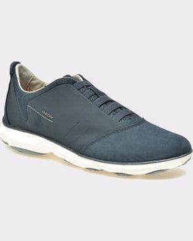 Geox Pantofi sport bleumarin din piele ecologica