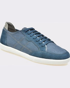 Geox Pantofi albastri din material textil