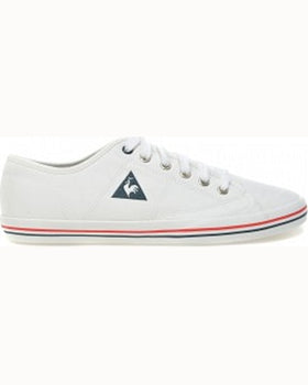 Le Coq Sportif Tenisi albi din canvas