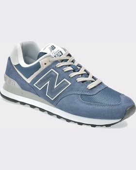 New Balance Pantofi sport bleumarin din piele intoarsa