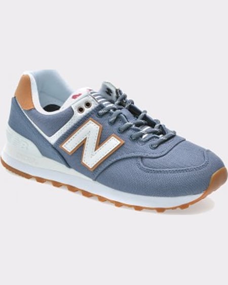 New Balance Pantofi sport albastri din canvas