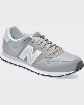 New Balance Pantofi sport gri din piele ecologica