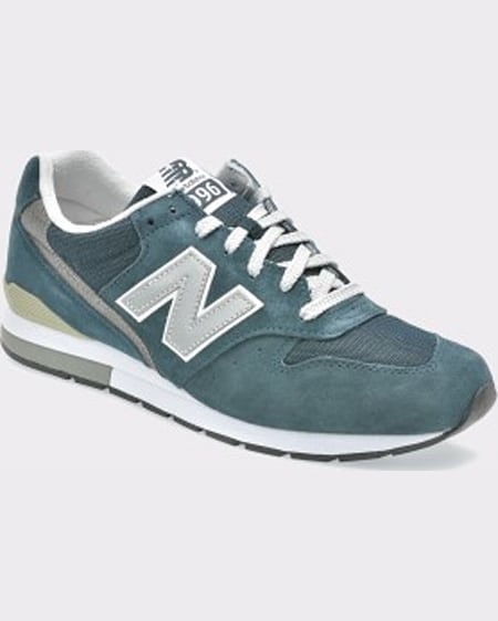 New Balance Pantofi sport bleumarin din piele intoarsa