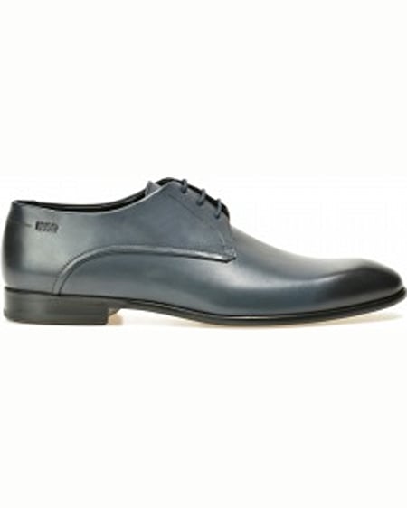 Hugo Boss Pantofi bleumarin din piele naturala