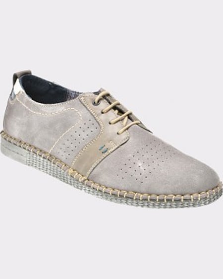 Otter Pantofi gri din piele intoarsa
